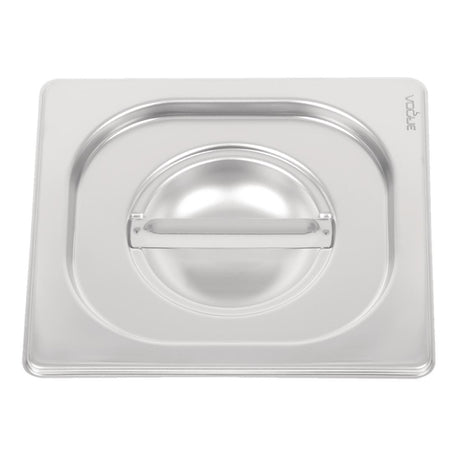 Vogue Heavy Duty Stainless Steel 1/6 Gastronorm Tray Lid - DW459  Vogue   