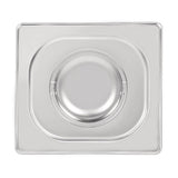 Vogue Heavy Duty Stainless Steel 1/6 Gastronorm Tray Lid - DW459  Vogue   