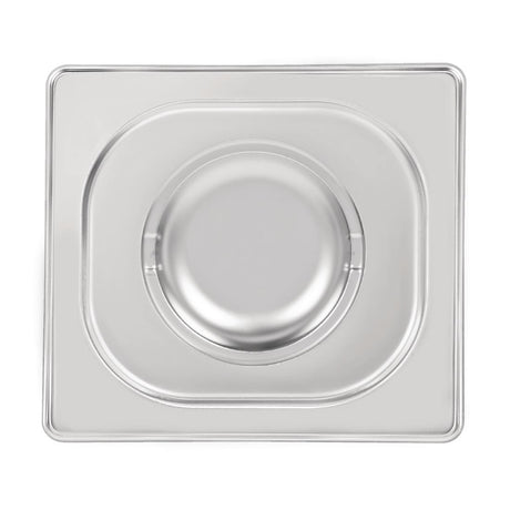 Vogue Heavy Duty Stainless Steel 1/6 Gastronorm Tray Lid - DW459  Vogue   