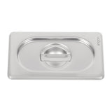 Vogue Heavy Duty Stainless Steel 1/9 Gastronorm Tray Lid - DW460  Vogue   