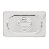 Vogue Heavy Duty Stainless Steel 1/9 Gastronorm Tray Lid - DW460  Vogue   