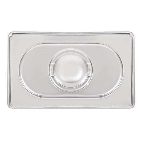 Vogue Heavy Duty Stainless Steel 1/9 Gastronorm Tray Lid - DW460  Vogue   