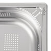 Vogue Heavy Duty Stainless Steel Perforated 1/1 Gastronorm Tray 100mm - DW462  Vogue   