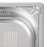 Vogue Heavy Duty Stainless Steel Perforated 1/1 Gastronorm Tray 100mm - DW462  Vogue   
