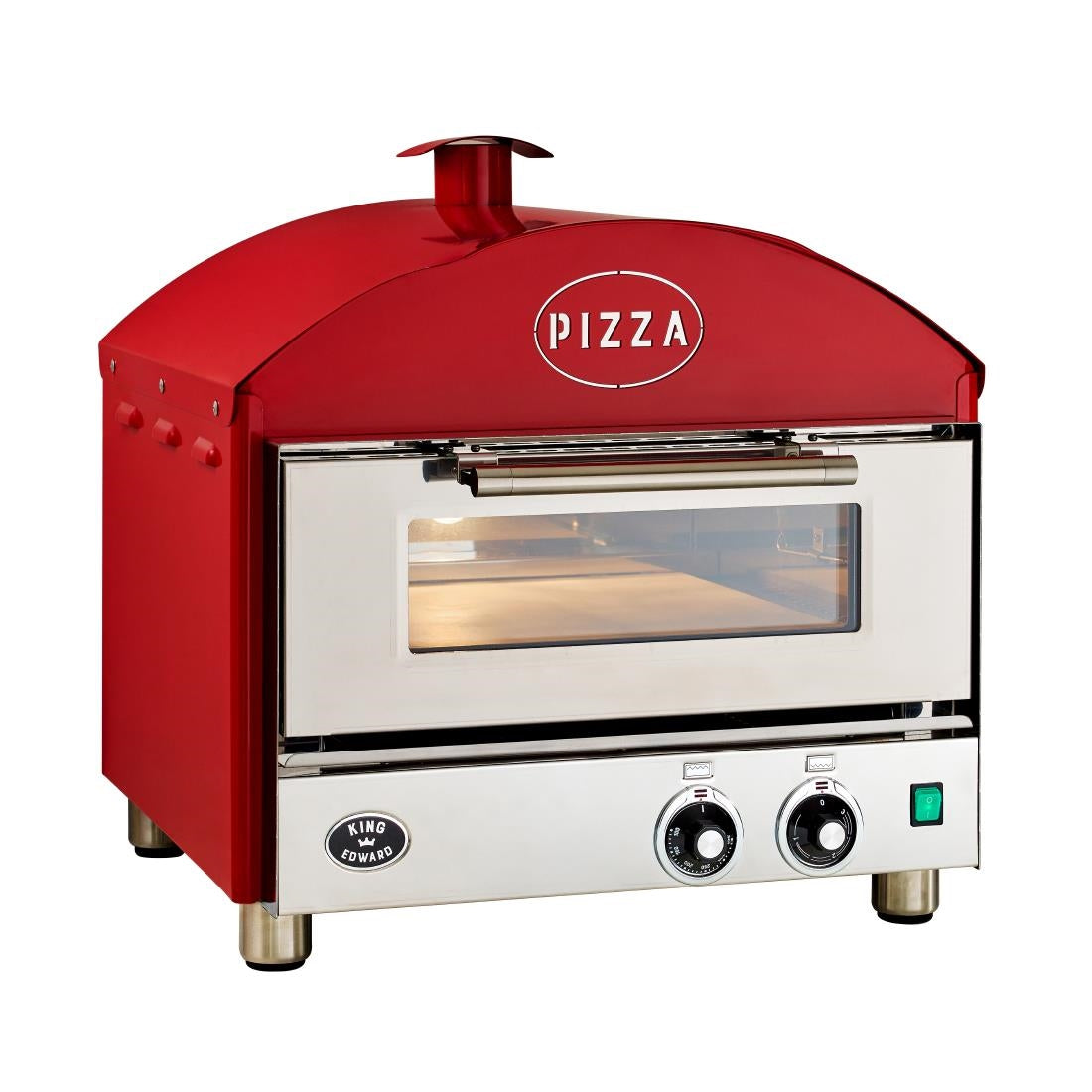 King Edward Pizza King Oven PK1 Red - DW474  King Edward   
