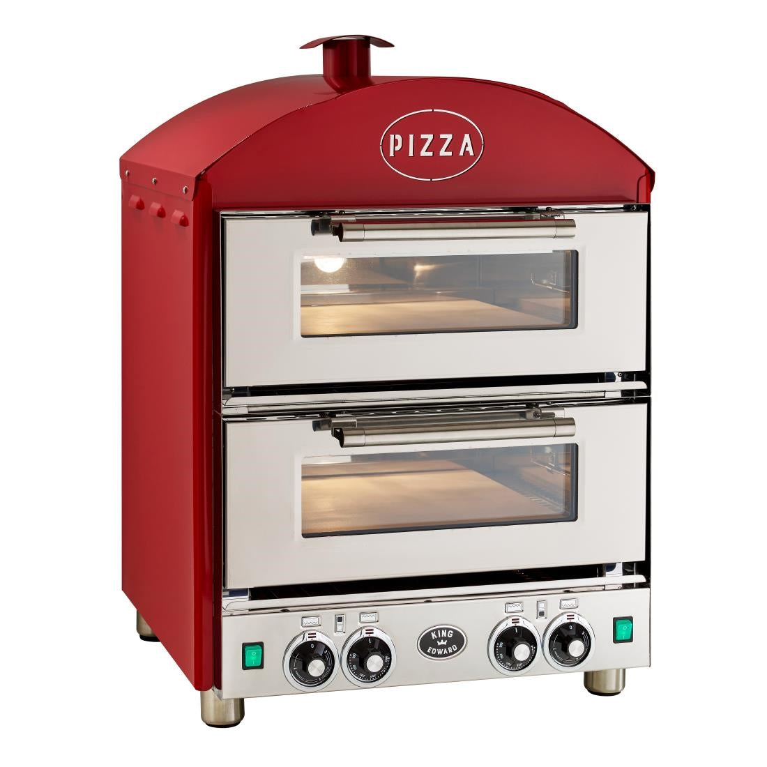 King Edward Pizza King Oven PK2 Red - DW476  King Edward   