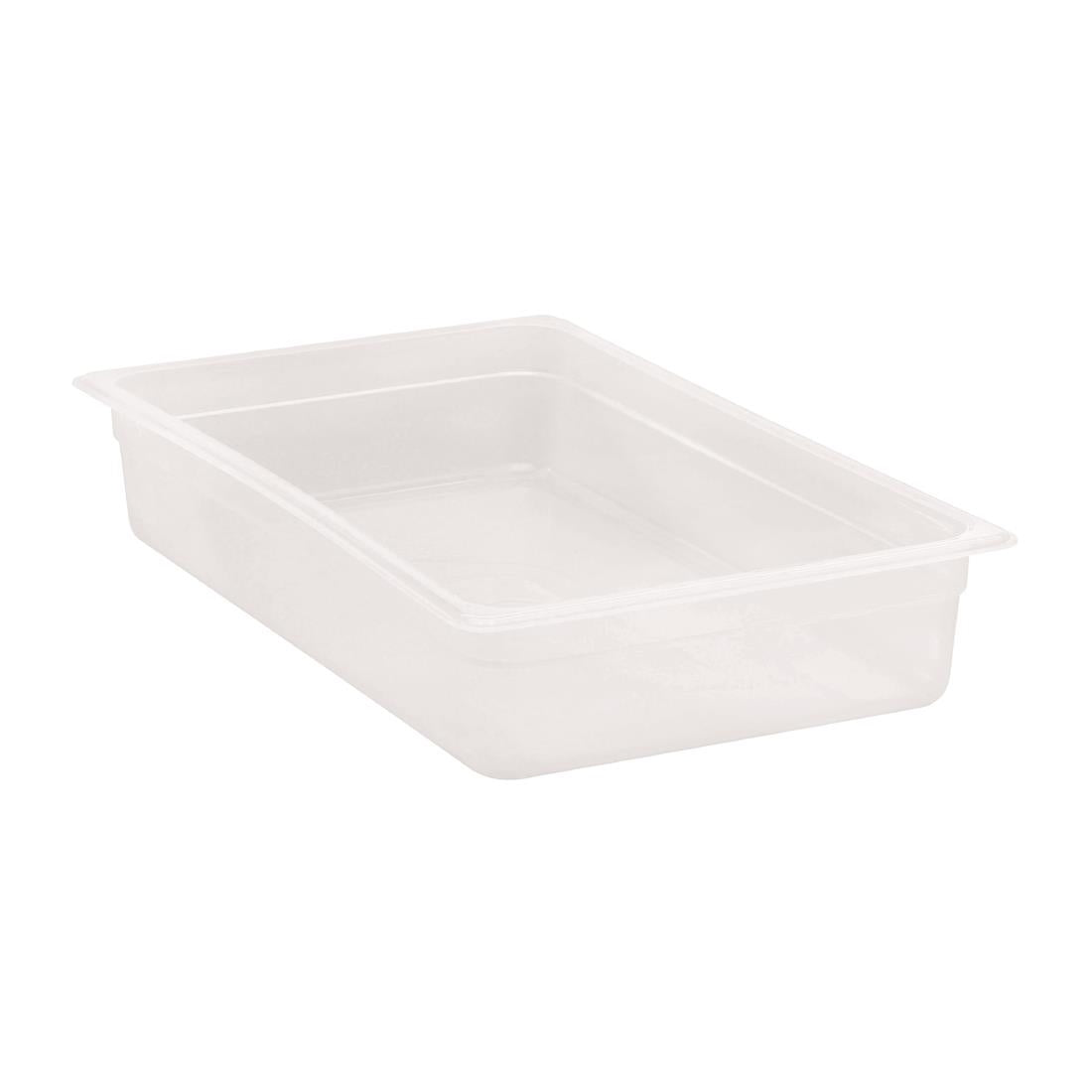Cambro Polypropylene 1/1 Gastronorm Food Tray 100mm - DW500  Cambro   