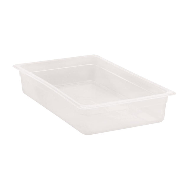 Cambro Polypropylene 1/1 Gastronorm Food Tray 100mm - DW500  Cambro   