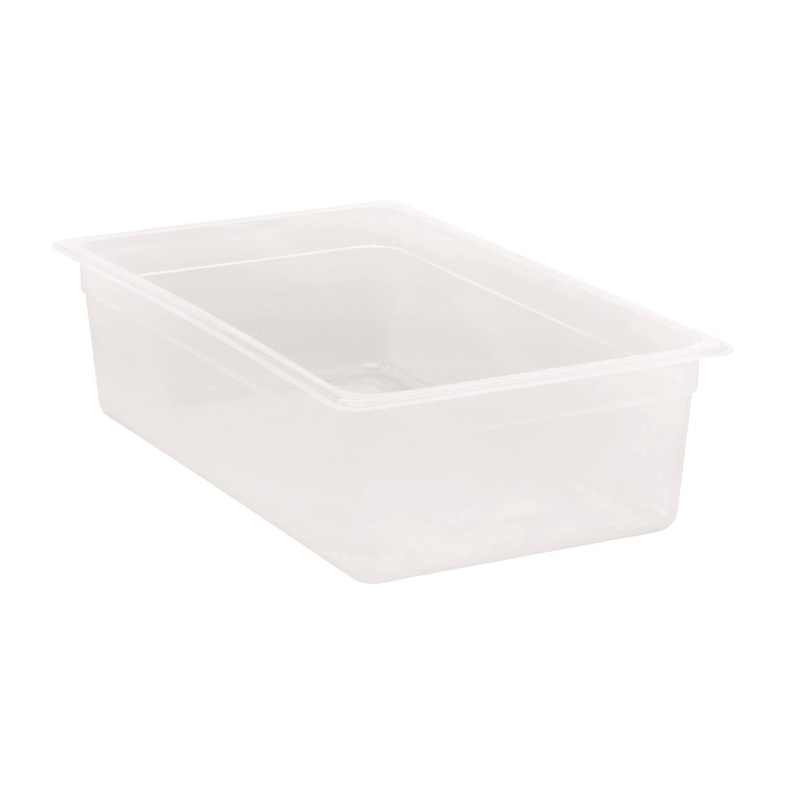 Cambro Polypropylene 1/1 Gastronorm Food Tray 150mm - DW501  Cambro   