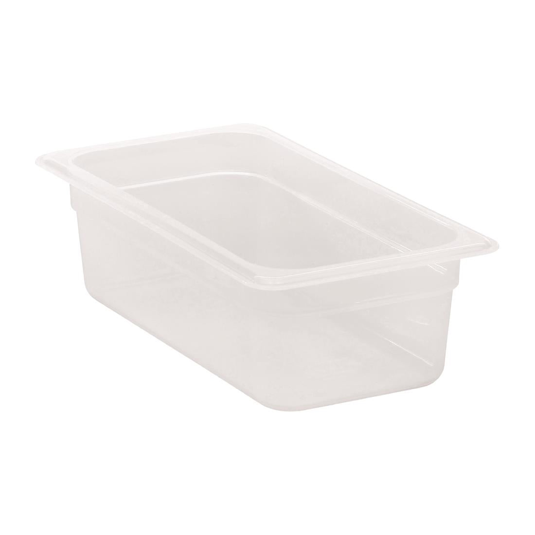Cambro Polypropylene 1/3 Gastronorm Food Tray 100mm - DW504  Cambro   