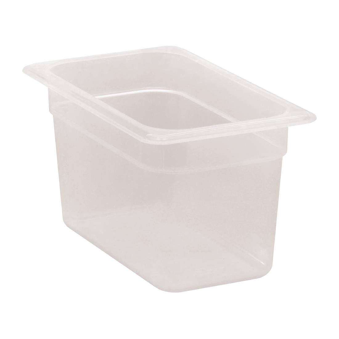 Cambro Polypropylene 1/4 Gastronorm Food Tray 150mm - DW507  Cambro   