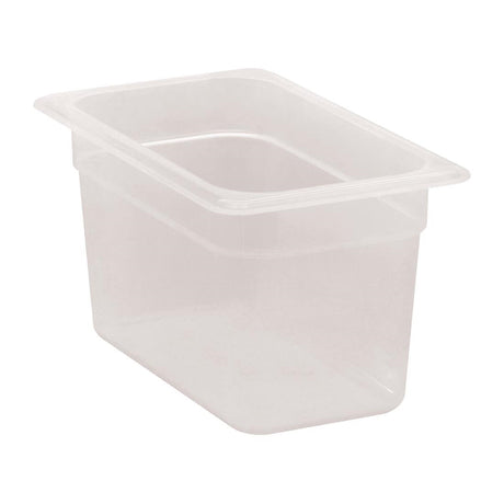 Cambro Polypropylene 1/4 Gastronorm Food Tray 150mm - DW507  Cambro   