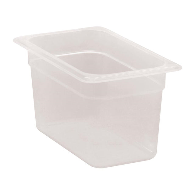 Cambro Polypropylene 1/4 Gastronorm Food Tray 150mm - DW507  Cambro   