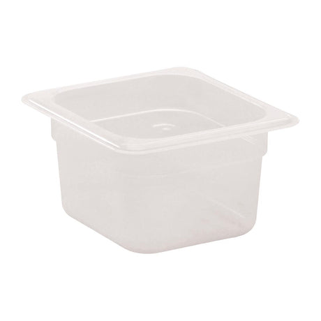 Cambro Polypropylene 1/6 Gastronorm Food Tray 100mm - DW508  Cambro   