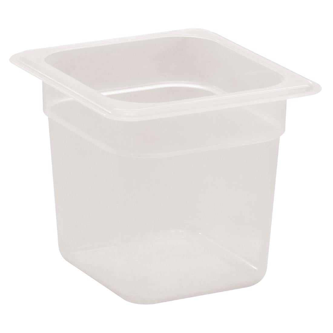 Cambro Polypropylene 1/6 Gastronorm Food Tray 150mm - DW509  Cambro   