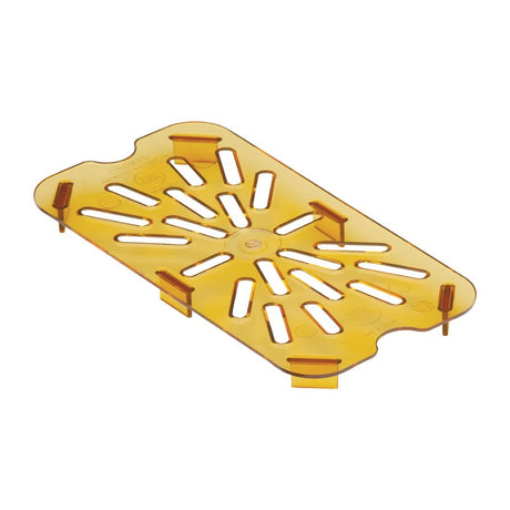 Cambro High Heat 1/4 Gastronorm Food Tray Drain Shelf - DW514  Cambro   