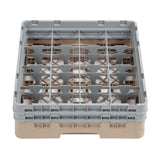 Cambro Camrack Beige 16 Compartments Max Glass Height 133mm - DW551  Cambro   