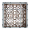 Cambro Camrack Beige 16 Compartments Max Glass Height 133mm - DW551  Cambro   