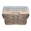 Cambro Camrack Beige 16 Compartments Max Glass Height 133mm - DW551  Cambro   