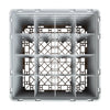 Cambro Camrack Beige 16 Compartments Max Glass Height 298mm - DW553  Cambro   