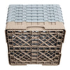 Cambro Camrack Beige 16 Compartments Max Glass Height 298mm - DW553  Cambro   