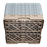 Cambro Camrack Beige 16 Compartments Max Glass Height 298mm - DW553  Cambro   