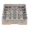 Cambro Camrack Beige 25 Compartments Max Glass Height 92mm - DW554  Cambro   