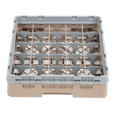 Cambro Camrack Beige 25 Compartments Max Glass Height 92mm - DW554  Cambro   