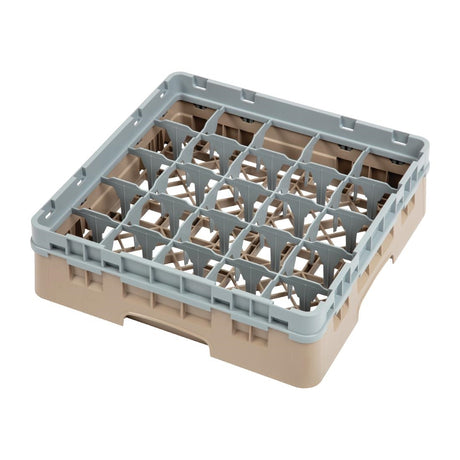 Cambro Camrack Beige 25 Compartments Max Glass Height 92mm - DW554  Cambro   