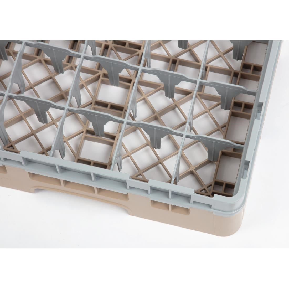 Cambro Camrack Beige 25 Compartments Max Glass Height 92mm - DW554  Cambro   
