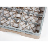 Cambro Camrack Beige 25 Compartments Max Glass Height 92mm - DW554  Cambro   