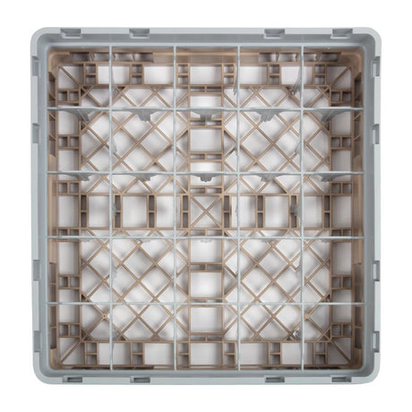 Cambro Camrack Beige 25 Compartments Max Glass Height 92mm - DW554  Cambro   
