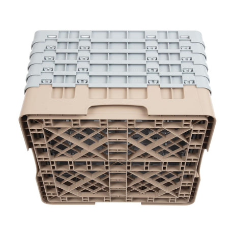 Cambro Camrack Beige 25 Compartments Max Glass Height 257mm - DW556  Cambro   