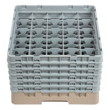Cambro Camrack Beige 25 Compartments Max Glass Height 298mm - DW557  Cambro   