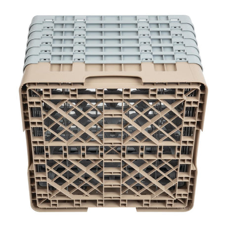 Cambro Camrack Beige 25 Compartments Max Glass Height 298mm - DW557  Cambro   