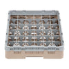 Cambro Camrack Beige 36 Compartments Max Glass Height 92mm - DW558  Cambro   