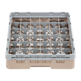 Cambro Camrack Beige 36 Compartments Max Glass Height 92mm - DW558  Cambro   