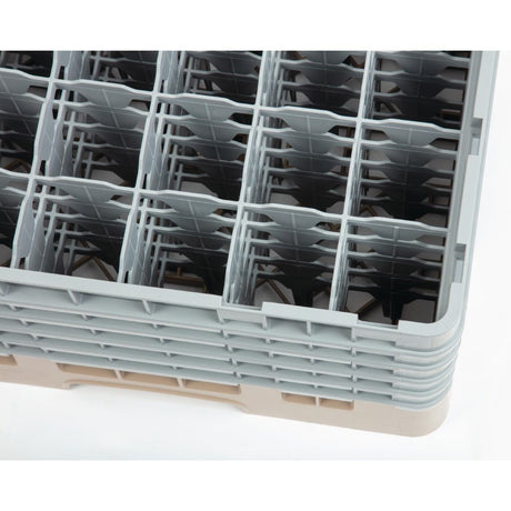 Cambro Camrack Beige 36 Compartments Max Glass Height 257mm - DW559  Cambro   