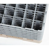 Cambro Camrack Beige 36 Compartments Max Glass Height 298mm - DW560  Cambro   