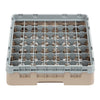Cambro Camrack Beige 49 Compartments Max Glass Height 92mm - DW561  Cambro   