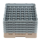 Cambro Camrack Beige 49 Compartments Max Glass Height 257mm - DW562  Cambro   