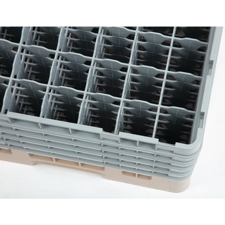 Cambro Camrack Beige 49 Compartments Max Glass Height 257mm - DW562  Cambro   