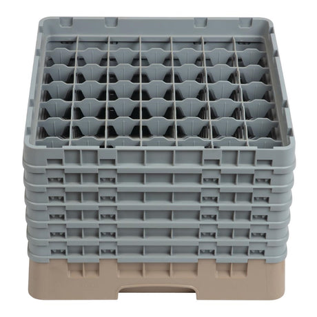 Cambro Camrack Beige 49 Compartments Max Glass Height 298mm - DW563  Cambro   