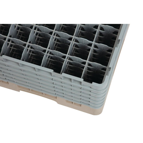 Cambro Camrack Beige 49 Compartments Max Glass Height 298mm - DW563  Cambro   