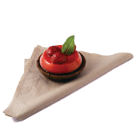 Vegware Recycled Lunch Napkin Kraft 33x33cm 2ply 1/4 Fold (Pack of 2000) - DW621  Vegware   