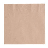 Vegware Recycled Lunch Napkin Kraft 33x33cm 2ply 1/4 Fold (Pack of 2000) - DW621  Vegware   