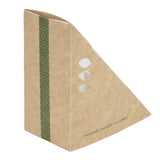 Vegware Compostable Kraft Sandwich Wedges 65mm (Pack of 500) - DW624  Vegware   