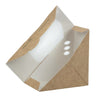 Vegware Compostable Kraft Sandwich Wedges 65mm (Pack of 500) - DW624  Vegware   