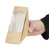 Vegware Compostable Kraft Sandwich Wedges 65mm (Pack of 500) - DW624  Vegware   