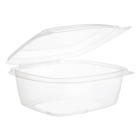 Vegware Compostable PLA Hinged-Lid Deli Containers 680ml / 24oz (Pack of 200) - DW627  Vegware   